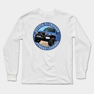 4x4 Offroad Legends: Toyota FJ Cruiser (blue) Long Sleeve T-Shirt